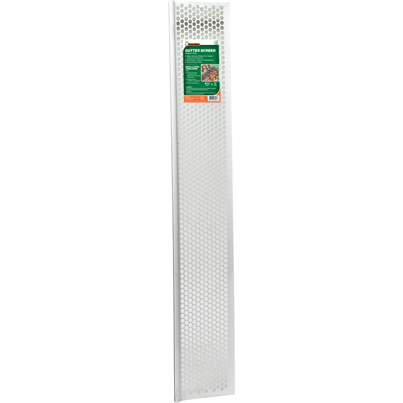 Frost King 6-1/2 In. x 3 Ft. White Vinyl Snap-In Gutter Screen