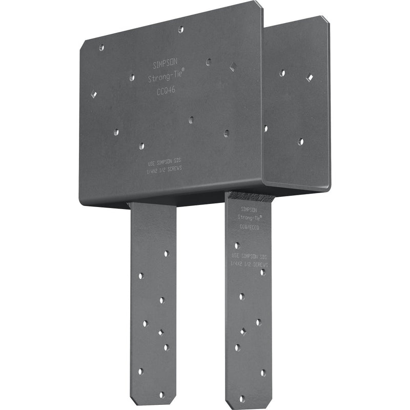 Simpson Strong-Tie 4 In. x 6 In. Galvanized Steel Column Base