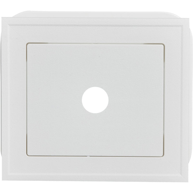 Ply Gem 7-1/4 In. x 8-1/8 In. White Vinyl Mounting Blocks