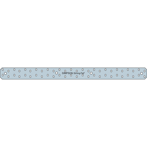 Simpson Strong-Tie 3 in. W. x 40 in. L. Steel 16 Gauge Strap Tie