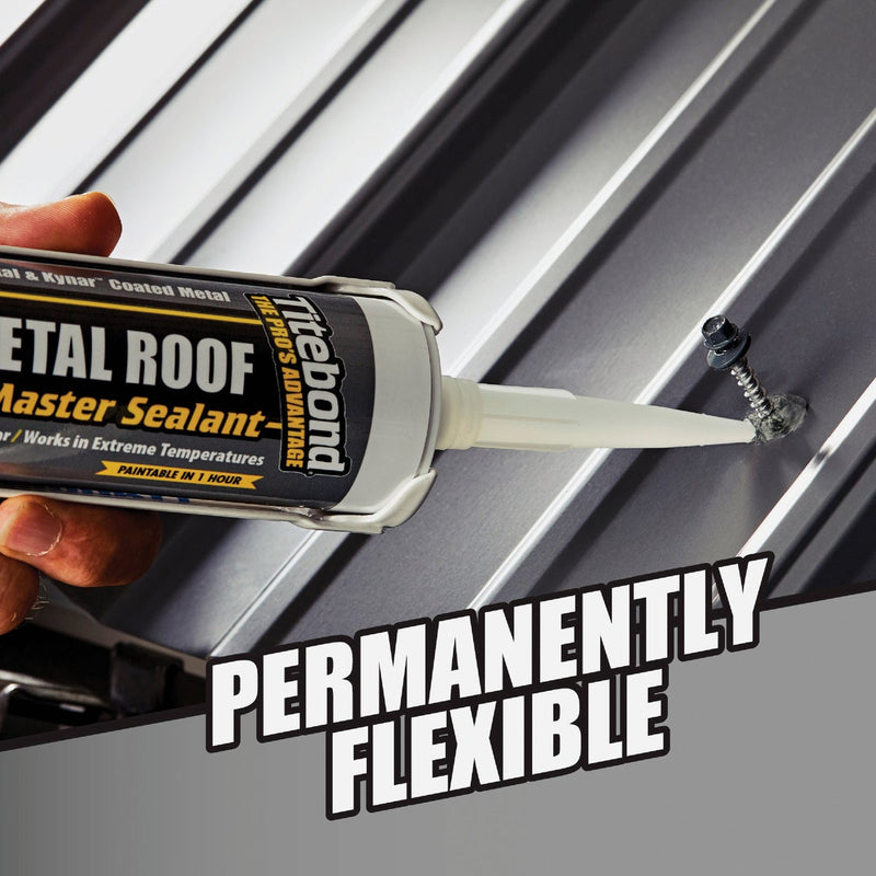 TiteBond Weathermaster 10 Oz. White Metal Roof Sealant