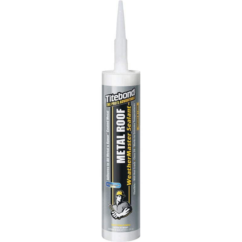 TiteBond Weathermaster 10 Oz. White Metal Roof Sealant