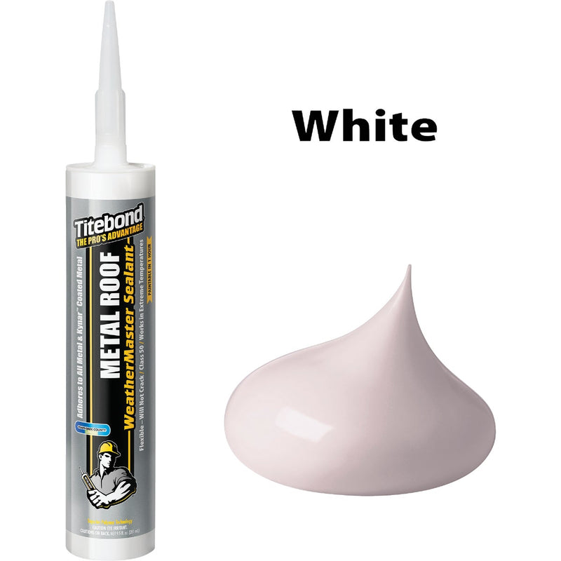 TiteBond Weathermaster 10 Oz. Off White Metal Roof Sealant