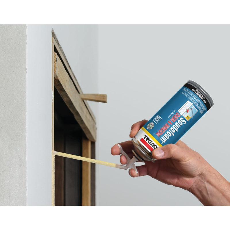 Soudafoam 12 Oz. Minimal Expansion Door & Window Foam Sealant-Genius Gun