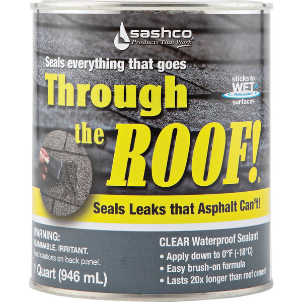 Through The Roof! 1 Qt. VOC Clear Cement & Patching Sealant