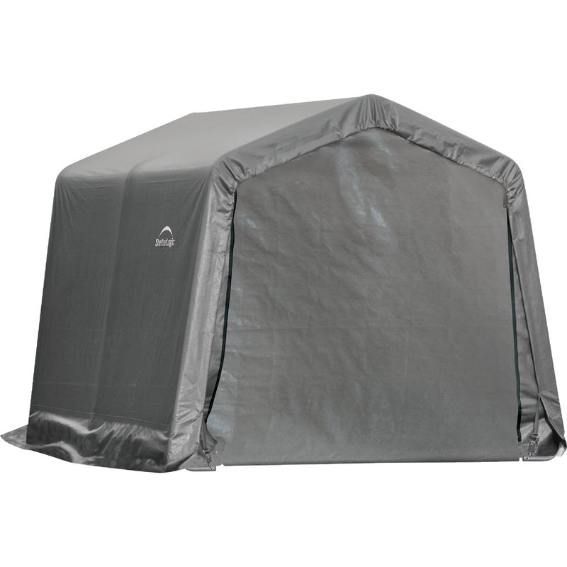 ShelterLogic 10 Ft. x 10 Ft. Shed-in-a-Box, Peak Gray