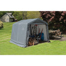 ShelterLogic 10 Ft. x 10 Ft. Shed-in-a-Box, Peak Gray