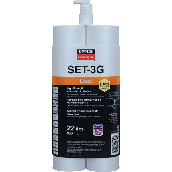 Simpson Strong-Tie  22 Oz. High-Strength Epoxy Adhesive w/Nozzle and Extension