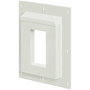 Builders Edge Sturdimount 6" x 8-1/2" Trim White/Paintable Fiber Cement Mounting Blocks