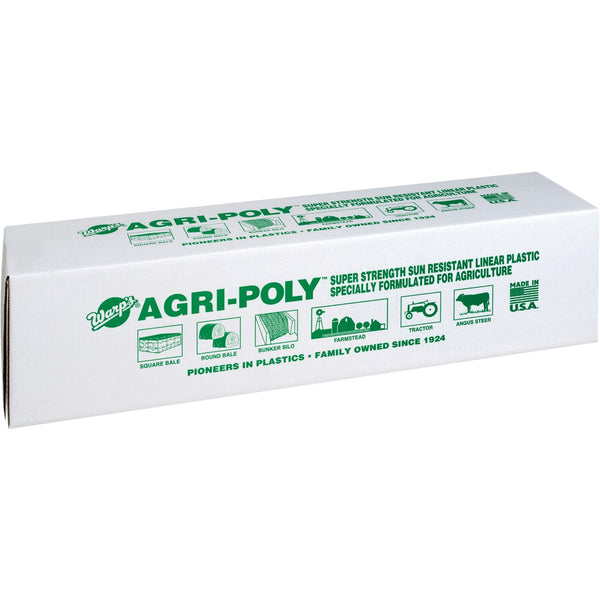 Warp's Agri-Poly 20 Ft. x 100 Ft. x 6 Mil. Clear 1-Year UV Agricultural Film