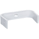 Amerimax 2 In. x 3 In. Traditional K-Style White Vinyl Downspout Clip
