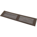 NorWesco 16 In. x 8 In. Brown Galvanized Soffit Ventilator