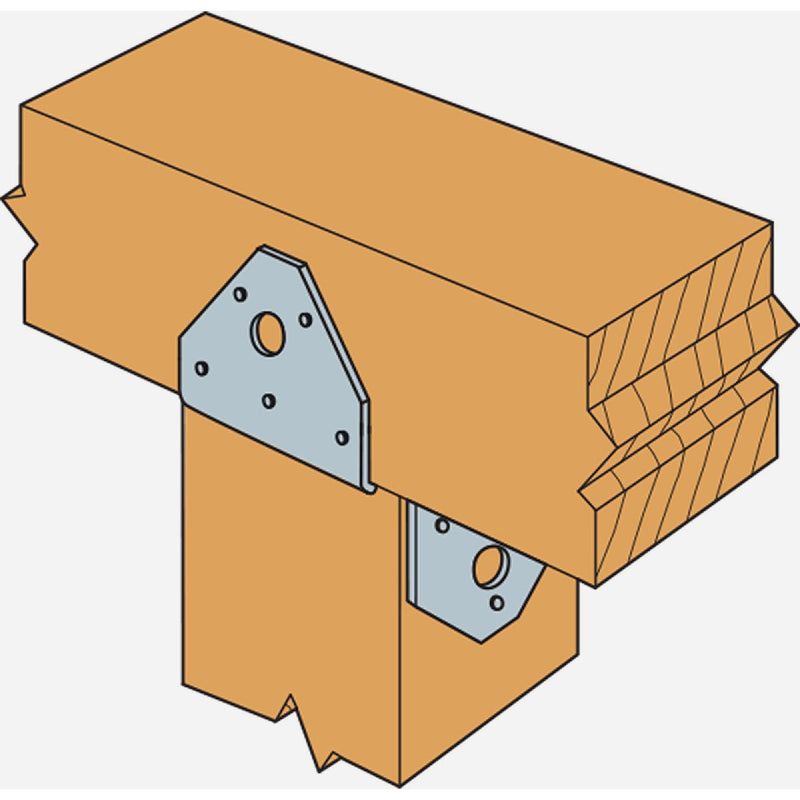 Simpson Strong Tie 4 In. x 6 In. 18 ga Z-MAX Post Cap