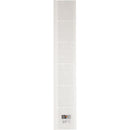 Amerimax 6-1/2 In. x 3 Ft. White Vinyl Gutter Guard with Filter