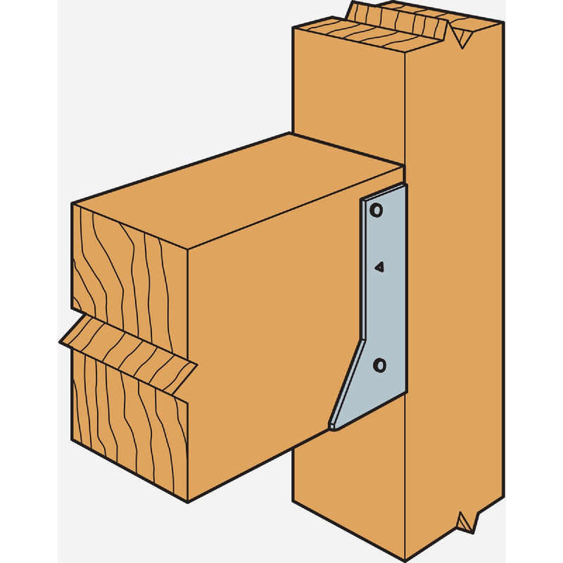 Simpson Strong-Tie ZMAX 4 x 6 Concealed Flange Face Mount Joist Hanger