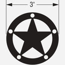 Simpson Strong Tie 3 In. Black Steel Decorative Star