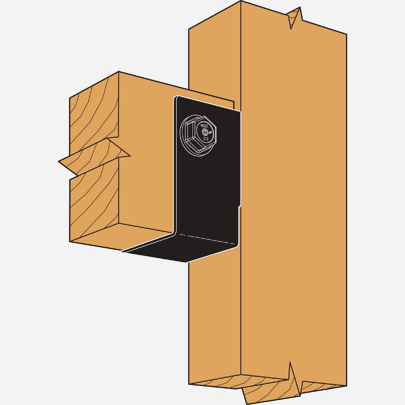 Simpson Strong-Tie ZMAX 4 x 6 Concealed Flange Joist Hanger