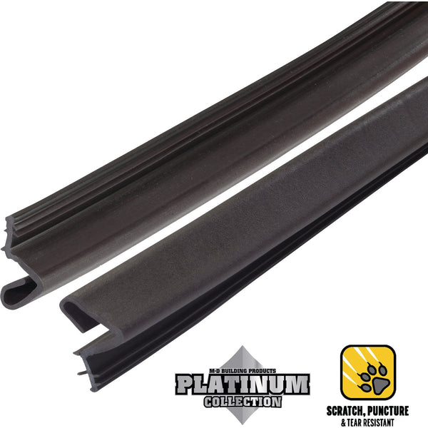 M-D 81 In. Brown Platinum Collection Door Weatherstrip