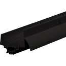 M-D 1-3/4 In. x 1-5/8 In. x 36 In. Matte Black Aluminum U-Shaped Door Bottom with Drip Cap