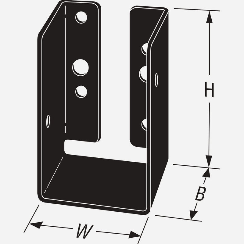 Simpson Strong-Tie ZMAX 2 x 4 Light Joist Hanger