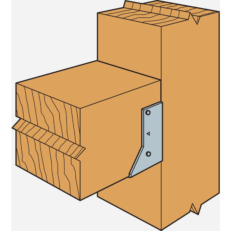 Simpson Strong-Tie ZMAX 6 x 6 Concealed Flange Face Mount Joist Hanger