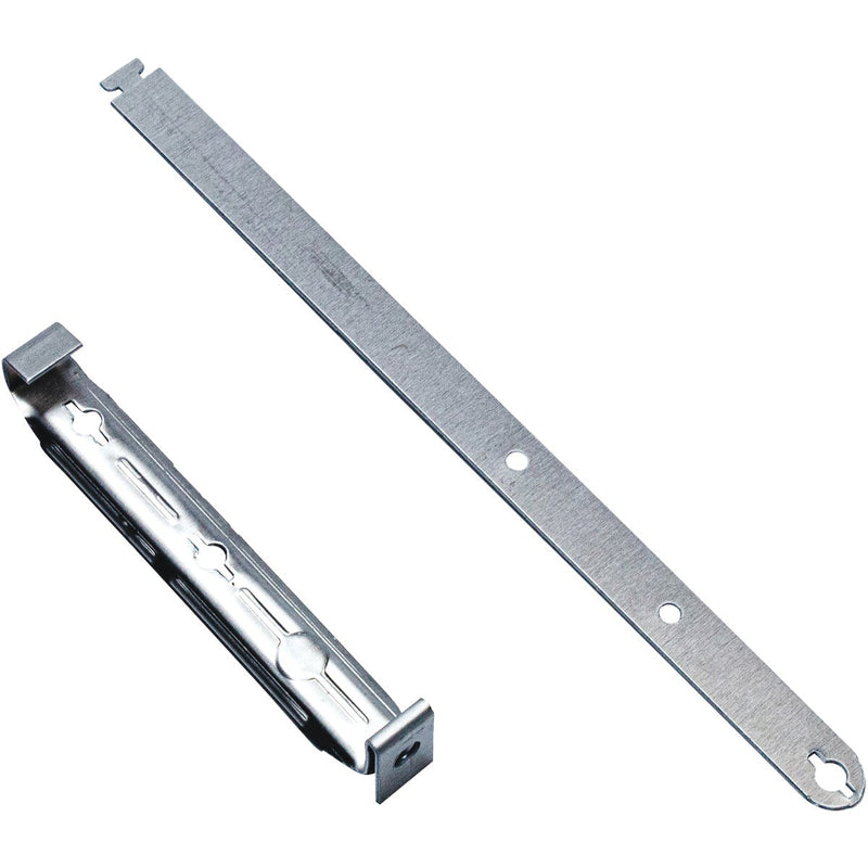 Spectra Metals K Style Aluminum Hidden Gutter Hanger Bracket with Roof Strap, (4-Pack)
