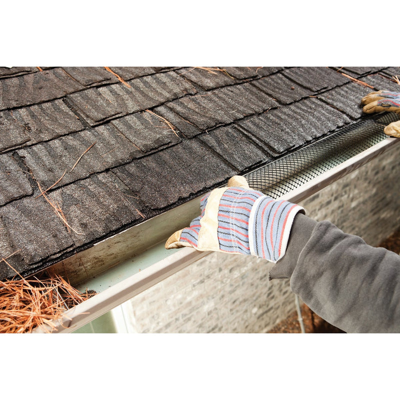 Frost King 6 In. x 20 Ft. Black Plastic Gutter Guard