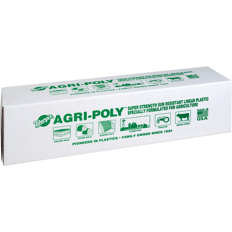 Warp's Agri-Poly 24 Ft. x 100 Ft. x 6 Mil. Clear 1-Year UV Agricultural Film