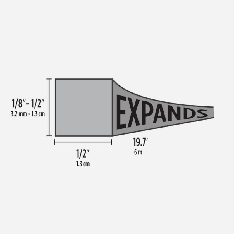 M-D Platinum 1/2 In. x  20 Ft. Expandable Foam Weatherstrip Tape