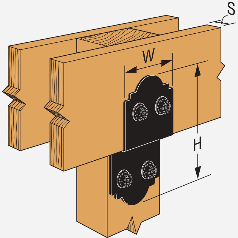 Simpson Strong-Tie 5 In. ZMAX Steel Deck Joist Tie