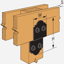 Simpson Strong-Tie 5 In. ZMAX Steel Deck Joist Tie