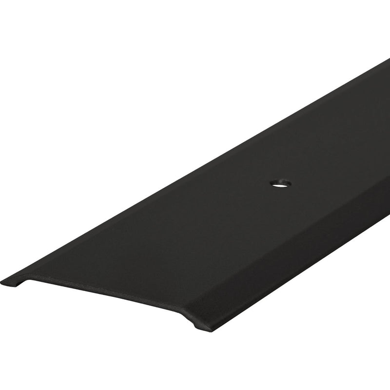 M-D Flat 1-3/4 In. x 1/8 In. x 36 In. Aluminum and Vinyl Matte Black Threshold