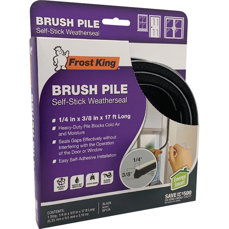 Frost King 1/4 In. x 3/8 In. x 17 Ft. Brush Pile Self-Stick Weatherseal