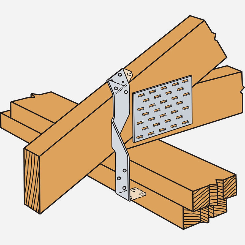 Simpson Strong-Tie 1.25 In. W x 12 In. L Galvanized Steel 18 Gauge Twist Strap