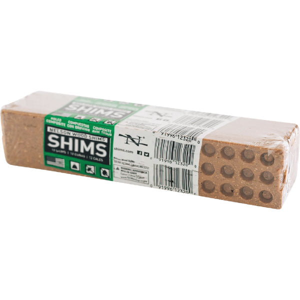 Nelson Wood Shims 8 In. L Holed Composite Shims (12-Count)