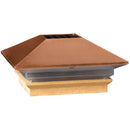 Deckorators High Point 4 In. x 4 In. Solar Post Cap