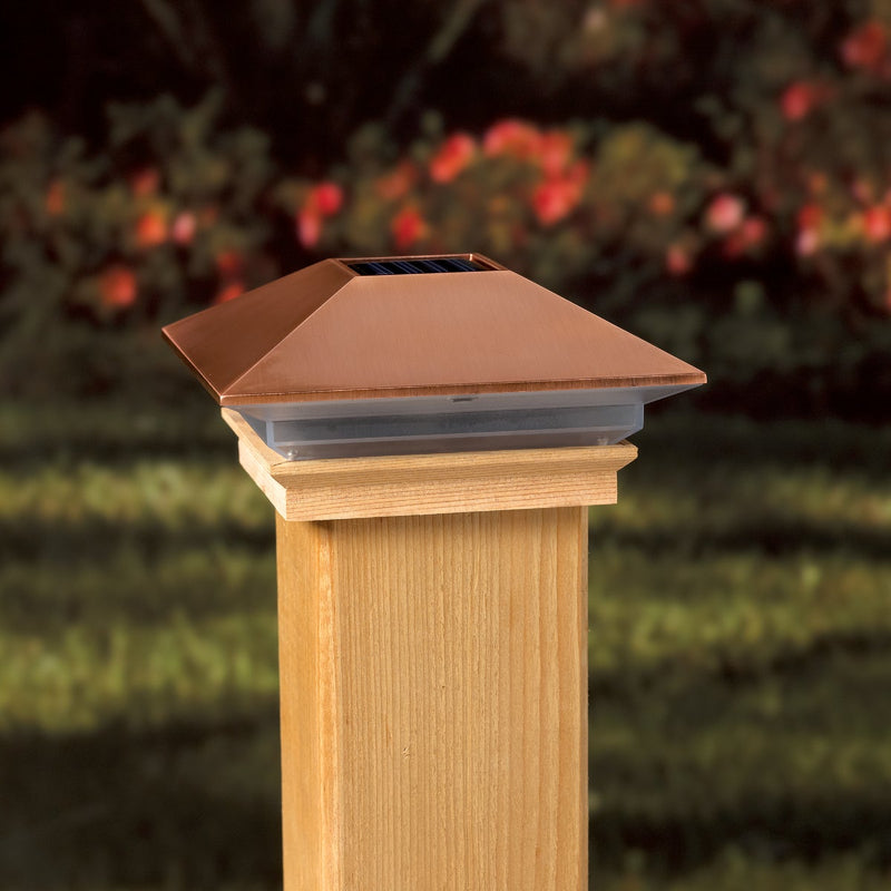 Deckorators High Point 4 In. x 4 In. Solar Post Cap