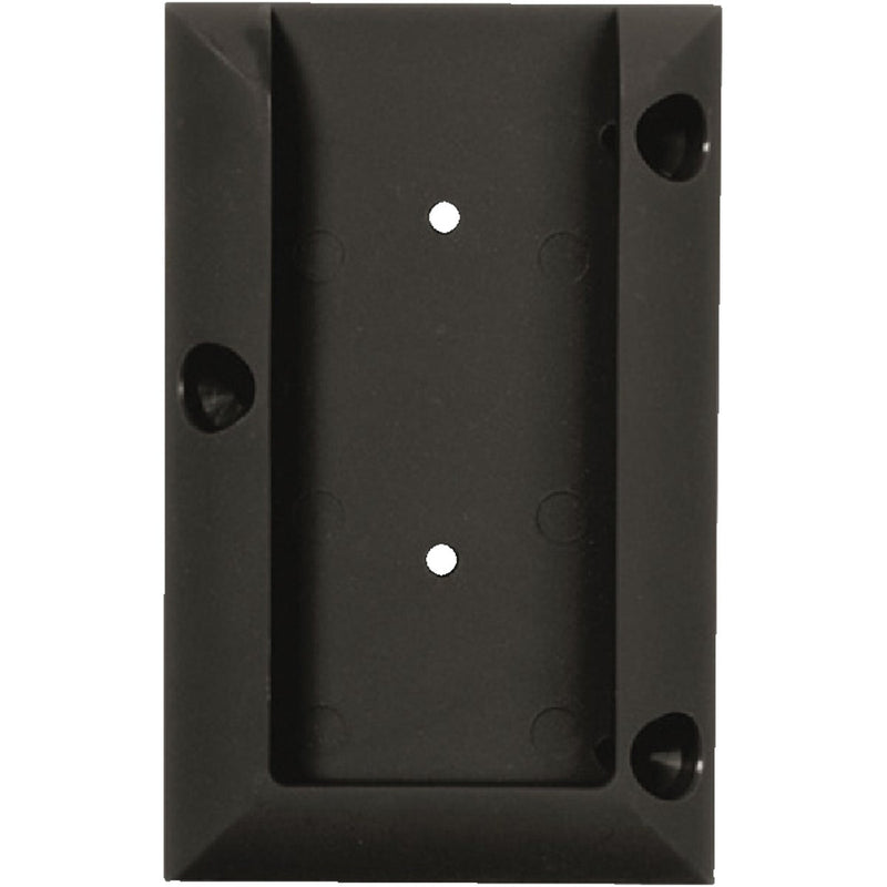 Deckorators Black Plastic Rail Bracket (2-Pack)