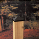 Deckorators 4 In. x 4 In. Metal Black Post Cap