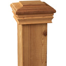 Deckorators 6 In. x 6 In. Cedar Press-On Post Cap
