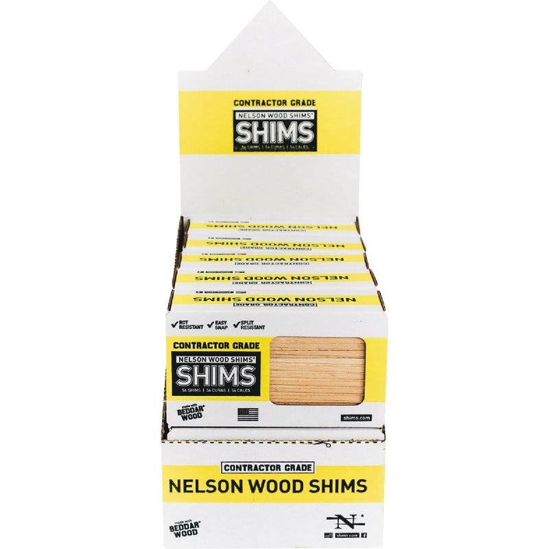 Nelson Wood Shims 8 In. L Beddar Wood Shims (56-Count)