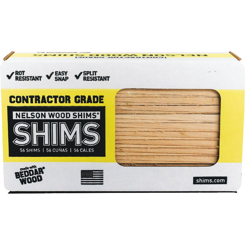 Nelson Wood Shims 8 In. L Beddar Wood Shims (56-Count)