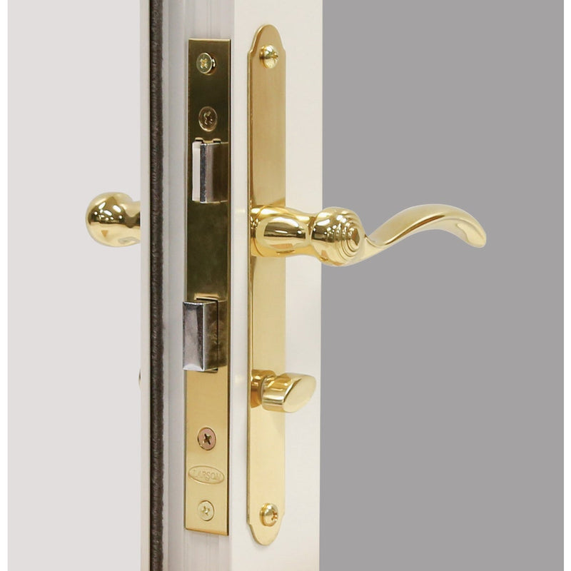 Larson Revere Brass Storm Door Leverset