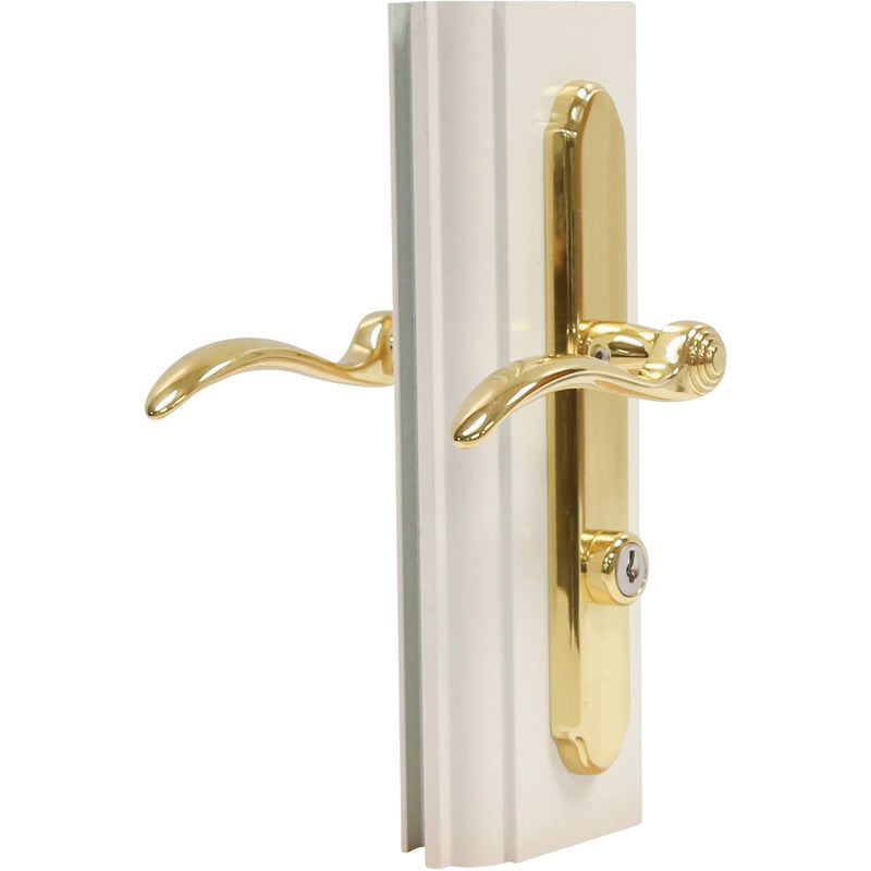 Larson Revere Brass Storm Door Leverset