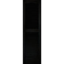 Builders Edge 15 In. x 52 In. Vinyl Louvered Shutter, (2-Pack)