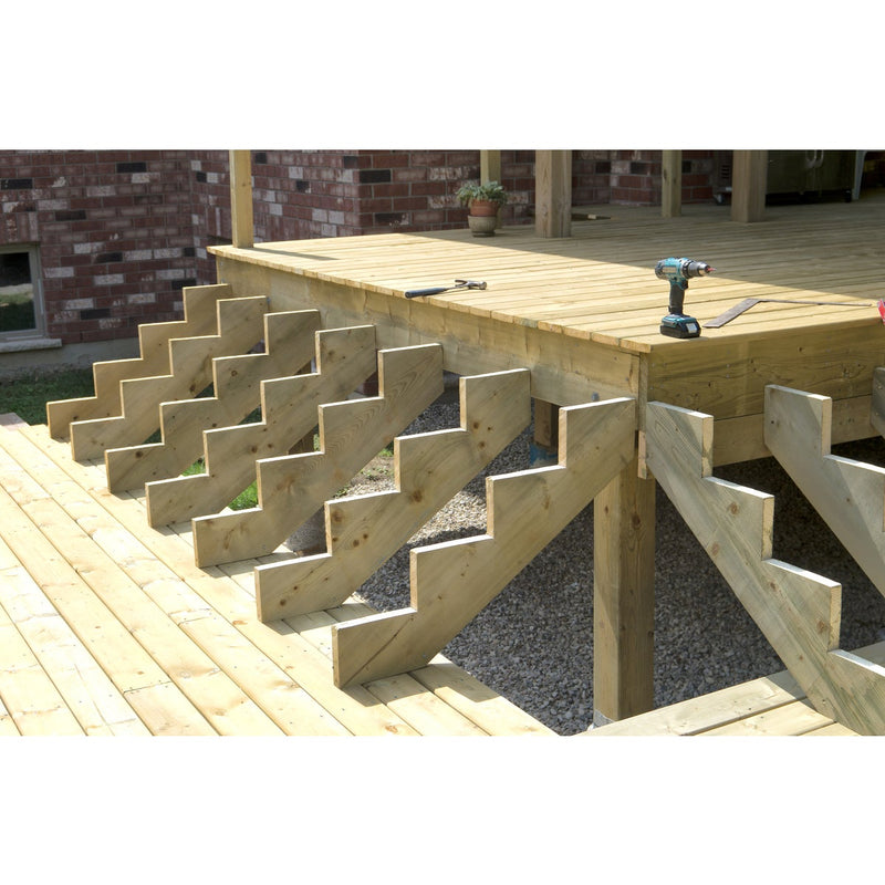 Kitzmans 3-Step Pressure Treated Precut Stair Stringer