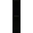 Builders Edge 15 In. x 60 In. Vinyl Louvered Shutter, (2-Pack)