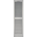 Builders Edge 15 In. x 60 In. Vinyl Louvered Shutter, (2-Pack)