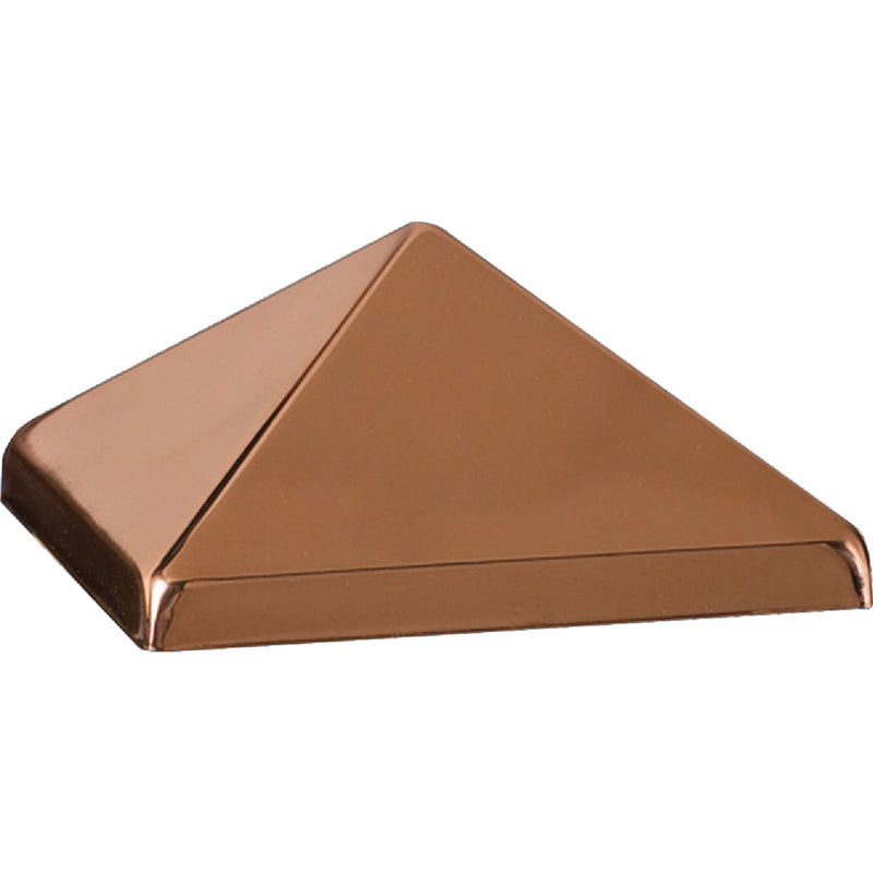 Deckorators 4 In. x 4 In. Metal Copper Post Cap