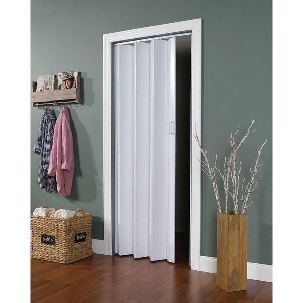 Spectrum Encore 24 In. to 36 In. W. x 80 In. H. White Accordion Folding Door